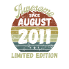 Awesome since August 2011 - Birthday