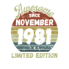 Génial depuis novembre 1981 - Anniversaire