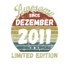 Awesome since December 2011 - Birthday