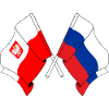 Drapeau Pologne, Russie