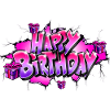 GRAFFITI HAPPY BIRTHDAY