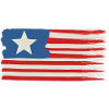 One star Usa flag
