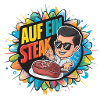 On a steak t-shirt design
