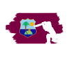 Westindische Flaggen-Cricket-Fans Westindisches Cr