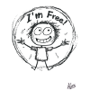 Stick Figure Figure: I'm Free!