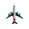 Großes Passagierflugzeug