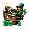 Bathing Leprechaun (Irish Leprechaun)