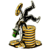 Coin-Stacking Leprechaun (Irish Leprechaun)