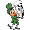 Beer-loving leprechaun (Irish leprechaun)