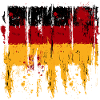 Bandiera della Germania Bandiera tedesca usata guarda a casa