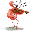 Flamingo Violinist