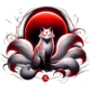 Crimson Kitsune Moon