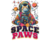 Chat astronaute pattes de l’espace