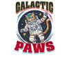 Cat Astronaut Galactic Paws