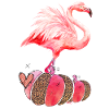 Fall Flamingo Pumpkin Thanksgiving