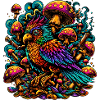 Psychedelic Parrot Paradise