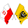 Drapeau de la Pologne, Basse-Silésie croisé