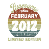 Awesome since February 2012 - Birthday