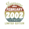Awesome since February 2002 - Birthday