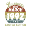 Génial depuis mars 1992 - Anniversaire