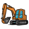 Yellow Excavator