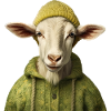 Goat with cap