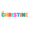 Christine! Customizable