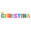 Christina! Customizable