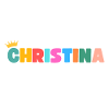 Christina! Customizable