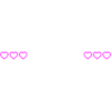 Just Married Wedding Hearts