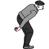 Petanque Player Right-Handed