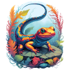 Salamander Underwater
