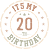 Det är min 20-årspresent 20 år