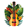 Ukulele Comic Look
