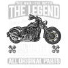 1966 Vintage Man Myte Legend Motorcykel