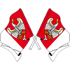 Two flags Greater Poland