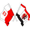 Flag of Poland, Kuyavia Pomerania crossed