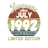 Awesome since July 1992 - Birthday