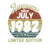 Awesome since July 1982 - Birthday