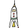Lancement de fusée spatiale