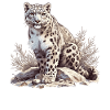 Snow Leopard Schneeleoparden Schneeleopard