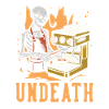 Barista Coffee Skeleton Undeath