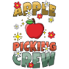 Apfelpflückmannschaft Apfelpflücker Apfelsaison Retro