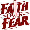 Faith Gives Courage Motif Print