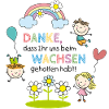 Dire adieu | Enfants - Arc-en-ciel - Fleurs