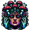 Mystic Mushroom Woman