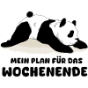 Sloth and panda
