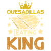 Quesadillas mangeant roi