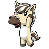 Fjordpferd Kawaii Emoticon