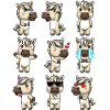 Cheval du fjord Kawaii